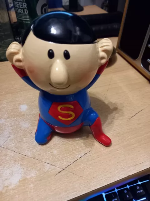 superman  Pot money box Brand New Great Quality  Free Uk Postage