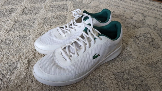 Lacoste spirit trainers in white hotsell