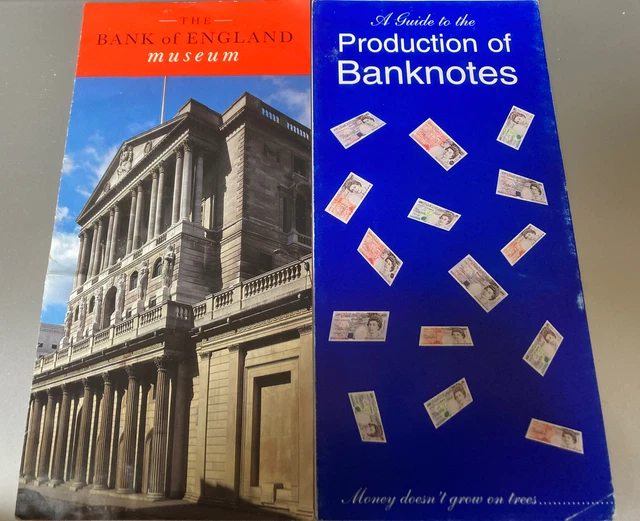 1990S BANK OF England Guides, ‘The B of E Museum’ & ‘Priduction of ...