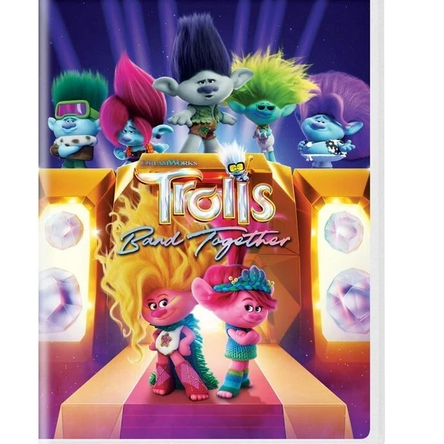 TROLLS BAND TOGETHER (DVD, 2023 2024) NEW Ships ‼️ 1/25/24📢 Free