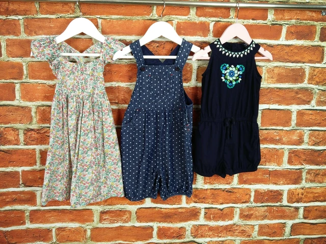 Pacchetto Ragazze Età 2-3 Anni J Conran Next Ecc Abito Estivo Gatto Sole Controllo 98Cm