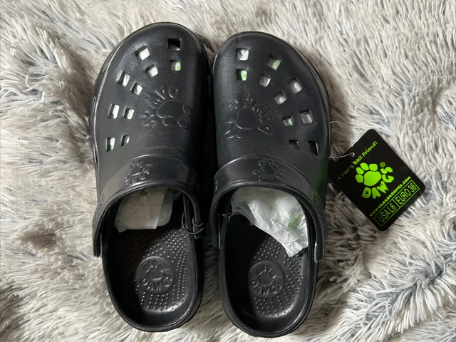 New Dawgs Women Beach Clogs Black Size 6 Sandals