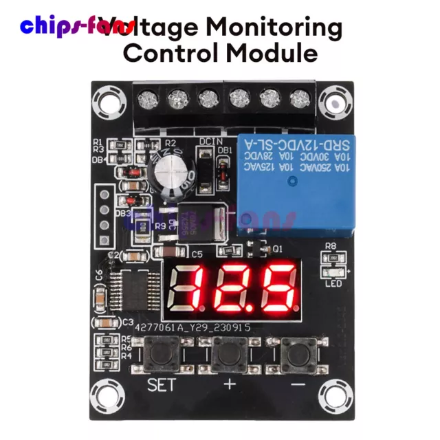 Voltage Detection Module Relay Switch Circuit Monitoring Protection 12V 24V 7-9V