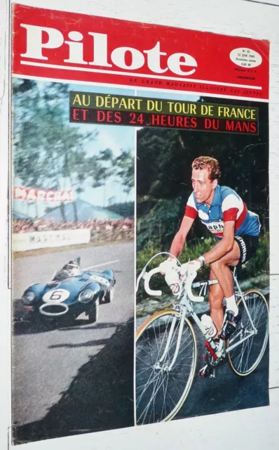 Pilote Eo N°35 23/06 1960 Pilotorama 24 H Mans Auto Asterix Tour France Cyclisme