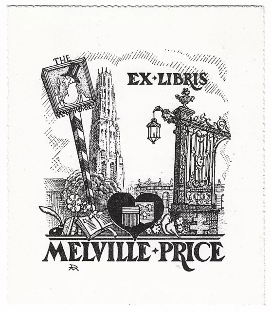 DANIEL MEYER: Exlibris für Melville-Price