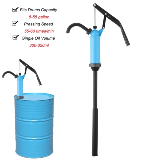 5-55 Gallon Adjustable Lever Action Drum Barrel Pump to Transfer Any Liquids