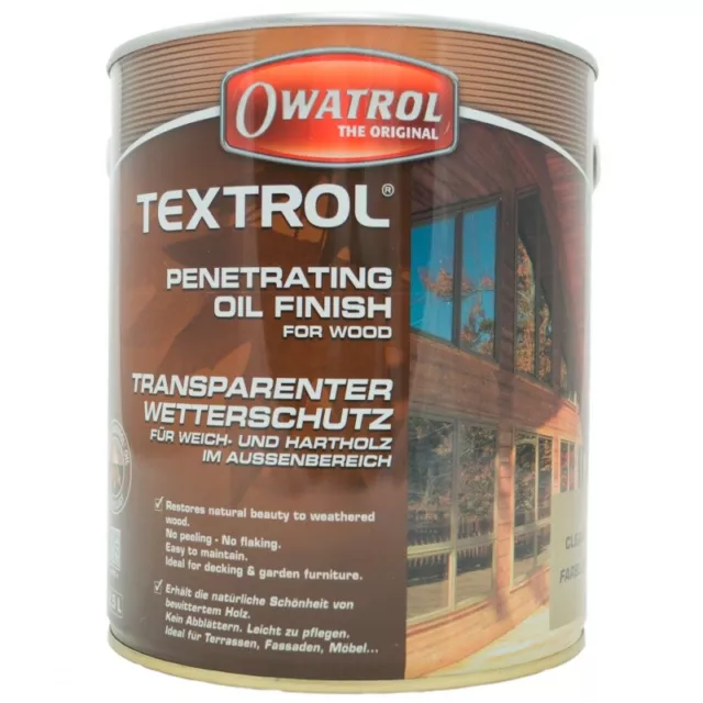 Owatrol Textrol Transparenter Wetterschutz 1 Liter (29,90 €  / 1 Liter) 1 Liter