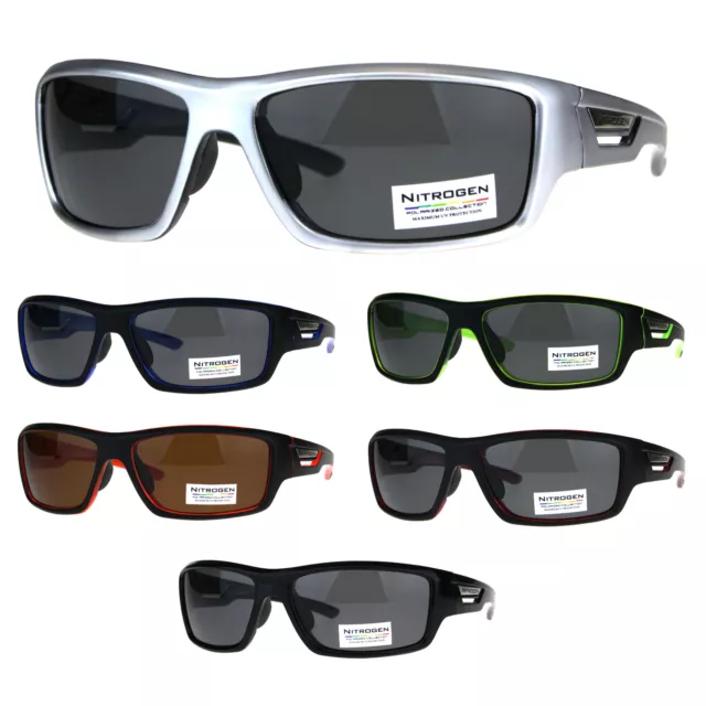 NITROGEN POLARIZED LENS Men's Rectangular Sport Sunglasses $9.99