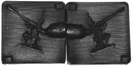Moules Caoutchouc Prince August PA80-9 - Artillerie Napoléon Française 54mm