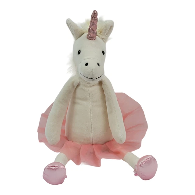 JELLYCAT DANCING DARCEY Ballerina Unicorn 14" Stuffed Plush Animal