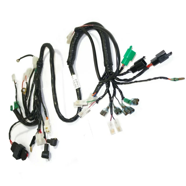 COMPLETE WIRING LOOM Harness 12v Standard Kick Start Fit For Royal