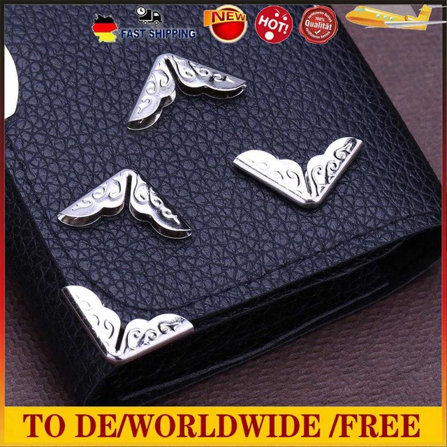 100pcs feine Seite Ton Scrapbooking Alben Menüs Ordner Ecke Protektoren Karte Da