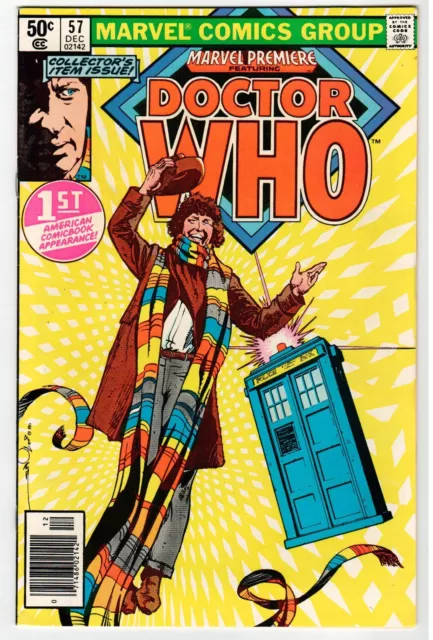 MARVEL PREMIERE #57 Doctor Who - VF Dec 1980 Vintage Comic