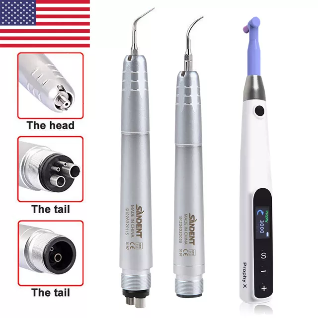 Dental Wireless Prophy Handpiece Air Perio Ultrasonic Handpiece EMS Woodpecker