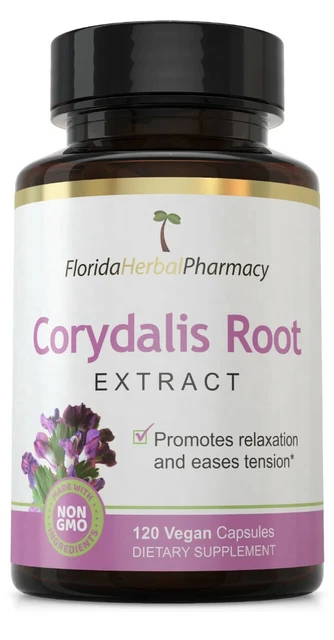 Corydalis Root Extract Capsules 10:1 (120 Capsules) New Sealed