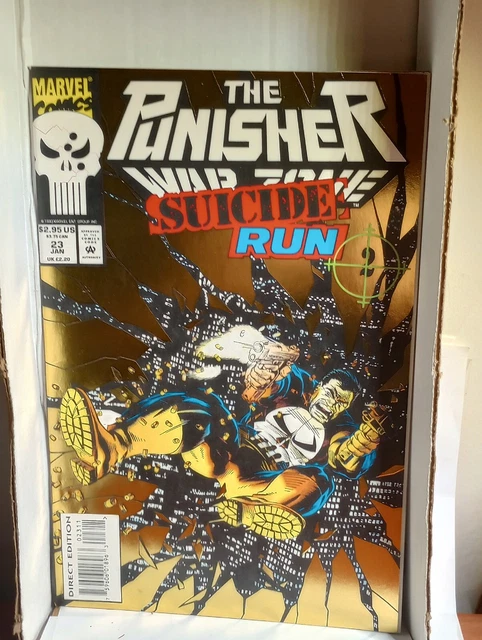 1994 Marvel Comics # 23 The Punisher War Zone Suicide Run