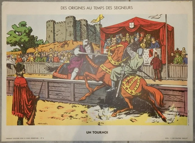 Ancienne Affiche Scolaire Sudel - Originale Et Vintage