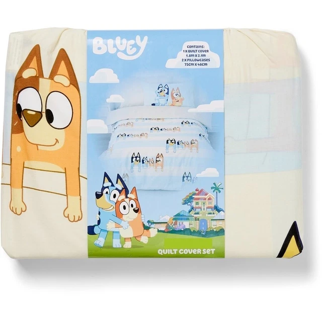  BLUEY Bluey Single Bed Quilt Cover Set EUR 66,22 PicClick FR
