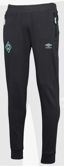 UMBRO Werder Bremen Freizeit Hose Travel Pant, schwarz, 97508U