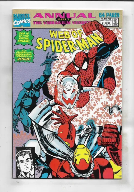 Web Of Spider-Man 1991 Annual #7 Very Fine