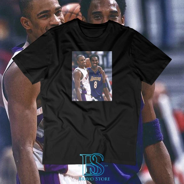 T-shirt streetwear personalizzata Kobe Bryant NBA Vince Carter Lakers cotone