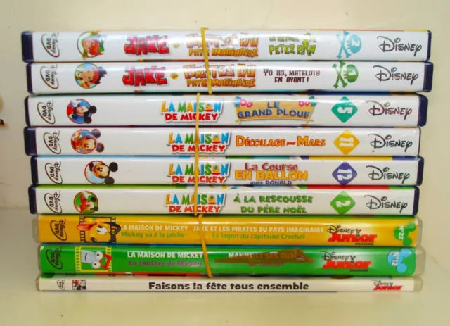 lot de 9 DVD DISNEY