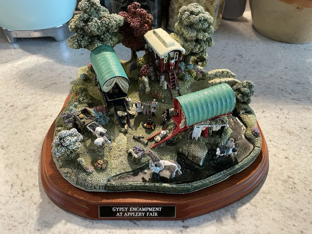 リリパットレーンGYPSY ENCAMPMENT APPLEBY FAIR LIMITED EDITION 2002 Lilliput Lane Gypsy Encampment At