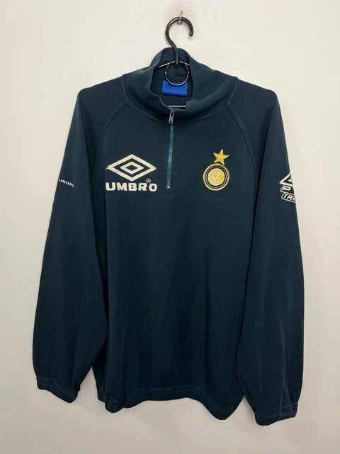 INTER MILAN 1995/1996 Training Football Sweatshirt Sweat Top Umbro