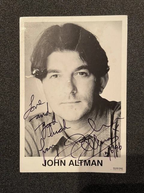 BBC EastEnders Signed Photo Card- John Altman - Nick Cotton