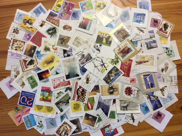 Österreich Austria 30 Gramm alles Euromarken auf Papier Kiloware ⊙