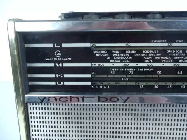 GRUNDIG YACHT BOY Receiver Radio Portable Vintage - WORKS - READ $99.99 ...
