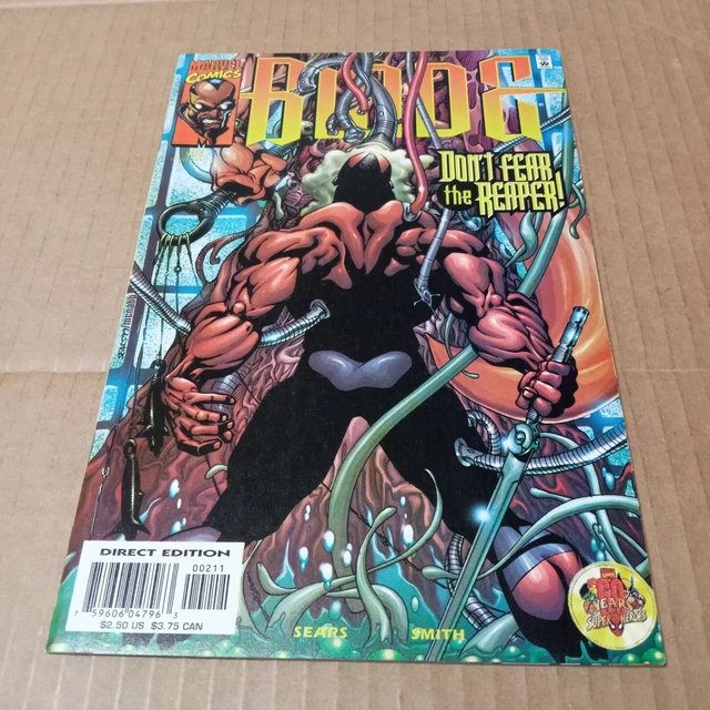 Blade Vampire Hunter #2 VF/NM Bart Sears Low Print Run 2000 Marvel