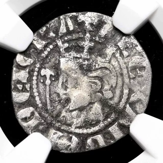 SCOTLAND. Alexander III. 1249-1286. Silver Hammered Penny, NGC VF Details