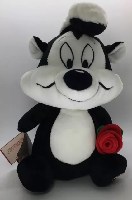 Hallmark Pepe Le Pew Skunk Singing Talking 10” Inch Plush Looney Tunes w/Tag