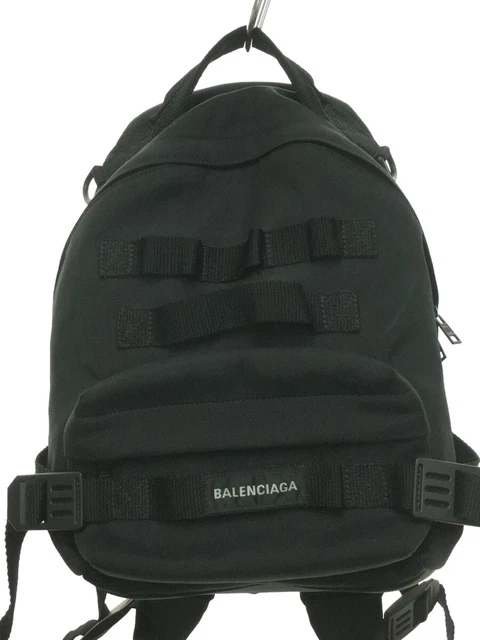 Balenciaga Army Mult Backpack S/Army Backpack/Nylon/Black Bag