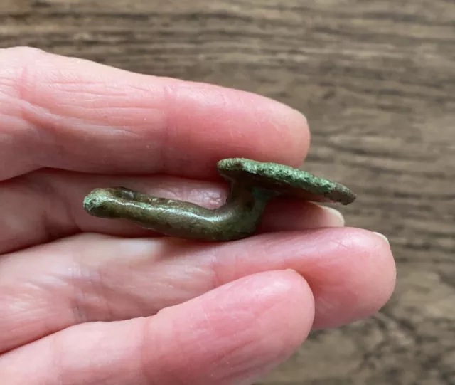 Ancient British-Celtic. Bronze Clothing Toggle. Circa 100 B.c. 2