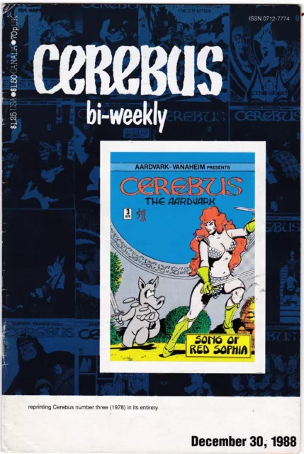 Cerebus Bi-Weekly #3: Aardvark-Vanheim (1988)  FN/VF  7.0