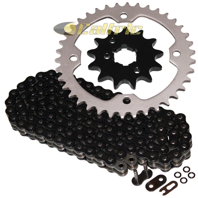 Black O-Ring Drive Chain & Sprocket Kit for Yamaha Raptor 350 YFM350 2004-2013