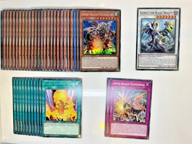 Yugioh - Competitive Armed Dragon Thunder Deck + Extra Deck *Ready to Play*