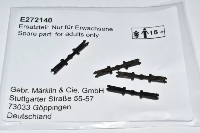 Märklin H0 272140  4 Stück NEM- Kupplung stromführend starr Set NEU &OVP E272140