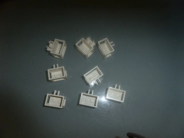 Lego Lot De 8 Nacelles Pour Echelles Camions Pompiers, Reference 51858 Et 2424