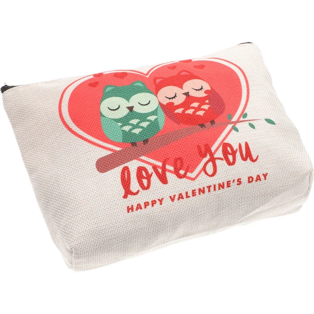 Storage Bag Flax Miss Aesthetic Women Handbags Cosmetics Makeup Travel Pouch
