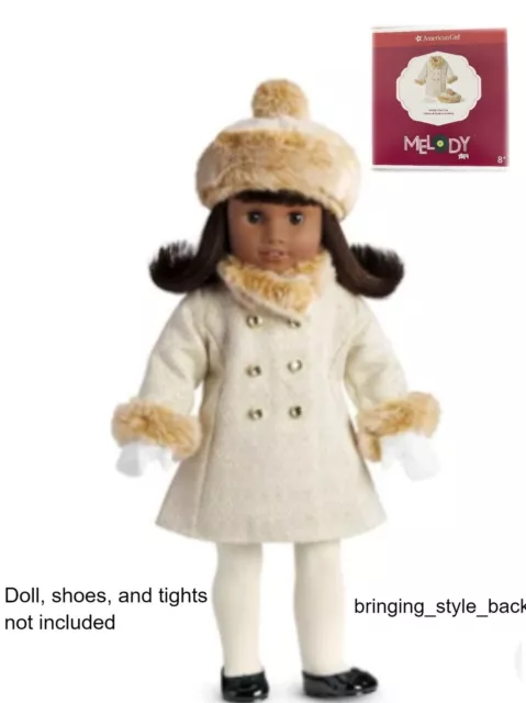 American Girl Doll Melody's Fancy Coat, Hat, Gloves NEW & Sealed in Box Retired