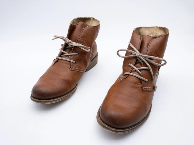 Bottines à Talons Femme Marron Effet Daim - Pointure 39, Occasion En Bon état, Style Classique