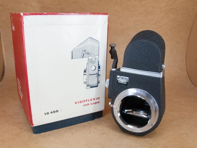 Viseur Reflex Leica Leitz Wetzlar Visoflex III 16499 - Pour Leica M - Neuf Ouvert