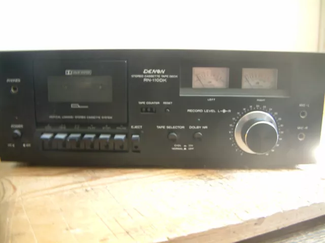 LECTEUR CASSETTE AUDIO Stereo Cassette Tape Deck Denon Rn-100Dk Tbe EUR  80,00 - PicClick FR