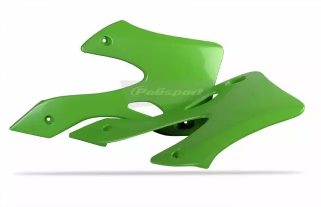 Tankverkleidung Tankspoiler radiator passt an Kawasaki Kx 125 250 99-02 grün