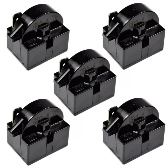 5-Pack HQRP QP2-4.7 Ohm 1-Pin PTC Start Relay pour Vinotemp Vin Coolers