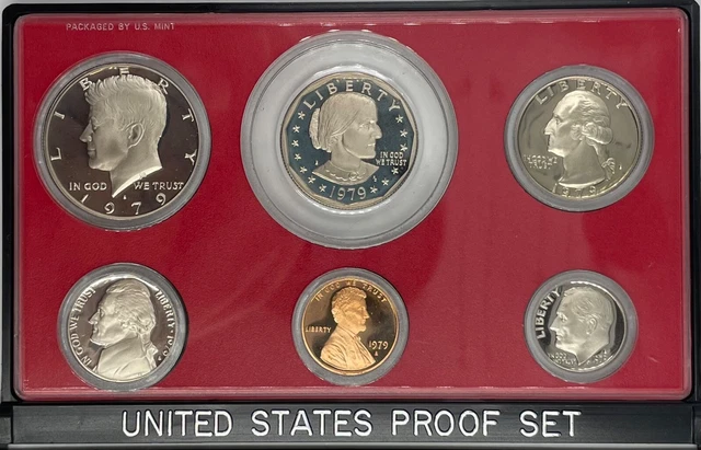 1979 United StatesProof Set Type 1 With OGP