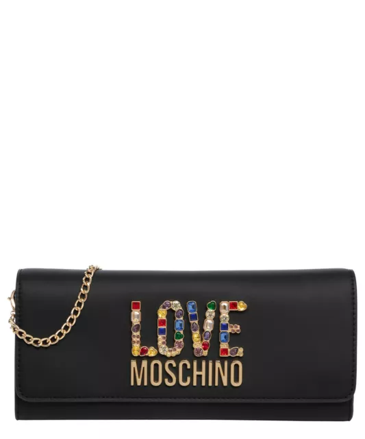 Love Moschino pochette femme JC4335PP0IKJ0000 medium swarovski Black Nero sac
